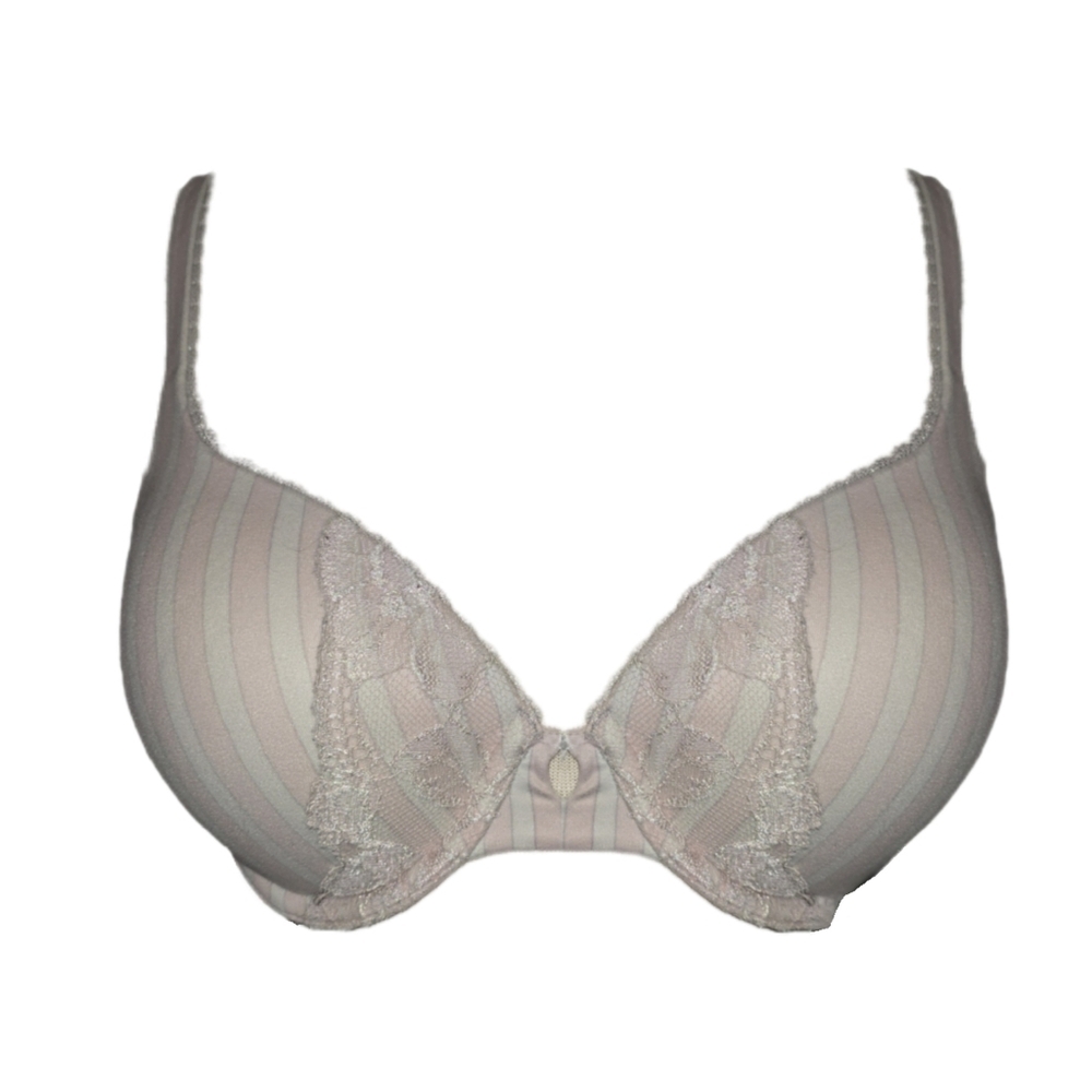 Victoria’s Secret Pushup Underwire Bra w/ Multi-Way Straps - Heritage Stripe 34C